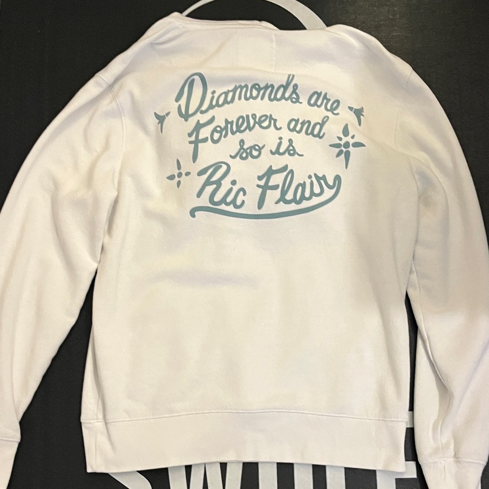 ROOTS OF FIGHT RIC FLAIR DIAMONDS ARE FOREVER HOODIE, size MEDIUM